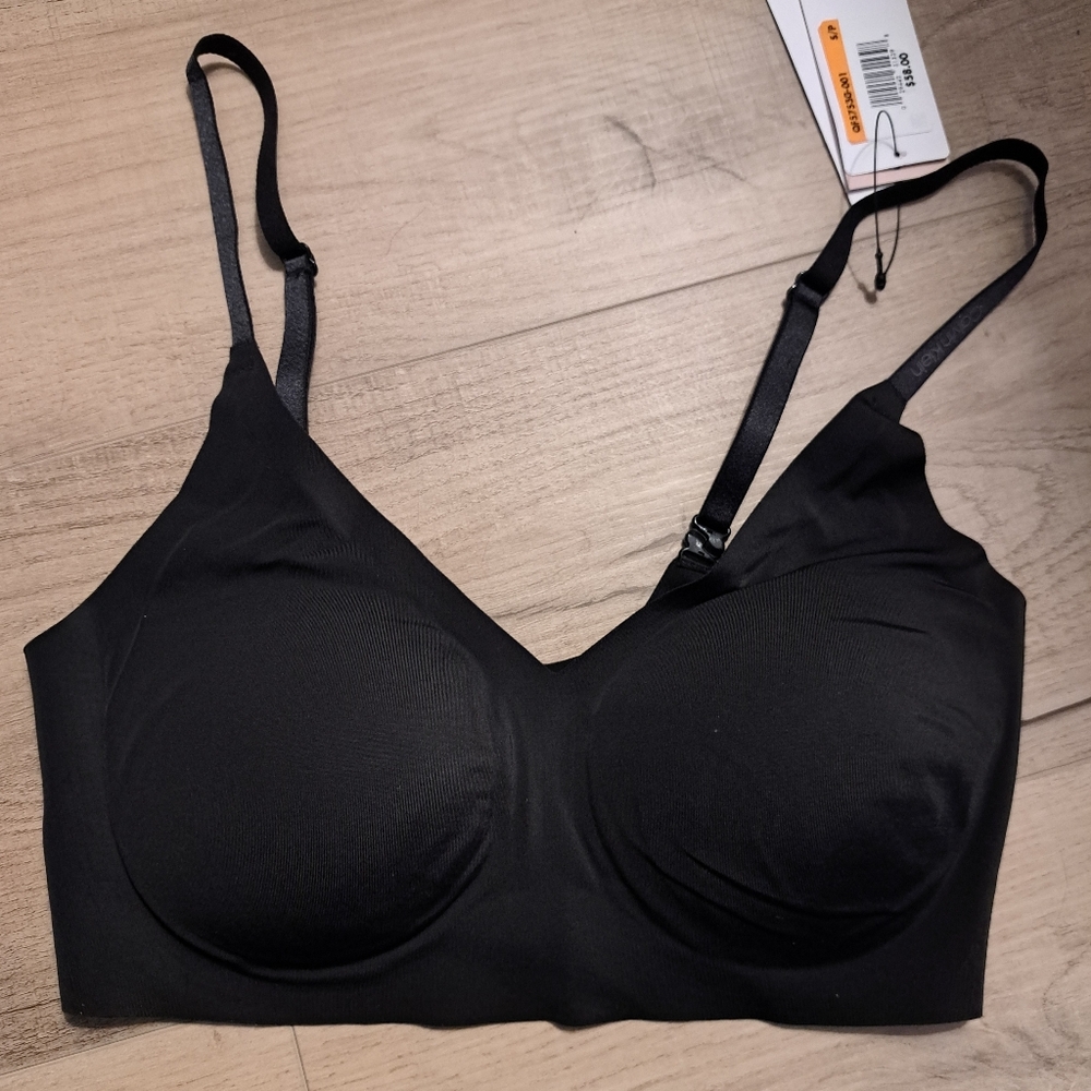 Calvin Klein Seamless Black Bra Small